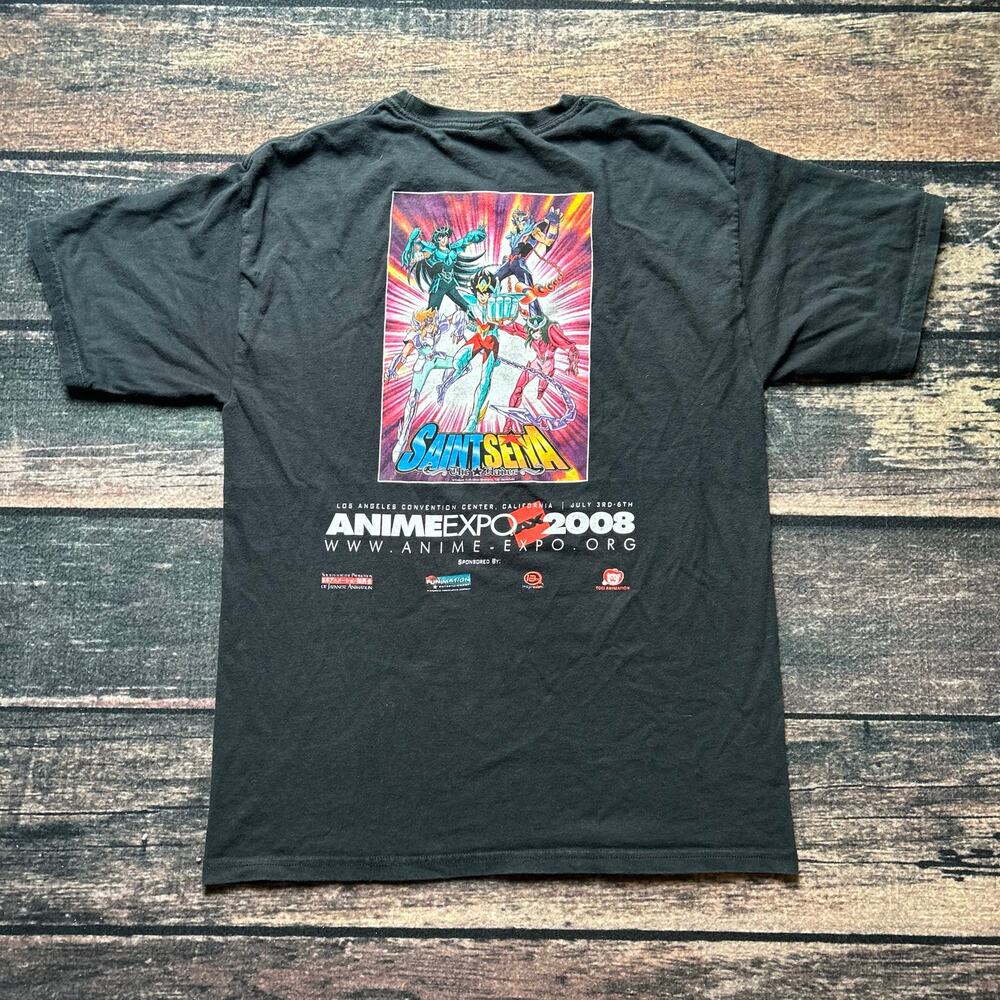 2008 ANIMEEXPO STAFF graphic t-shirt m